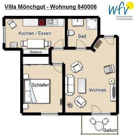 Apartment Mönchgut 8 *